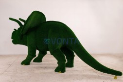 Топиари динозавр трицератопс h=170см — газон Есо