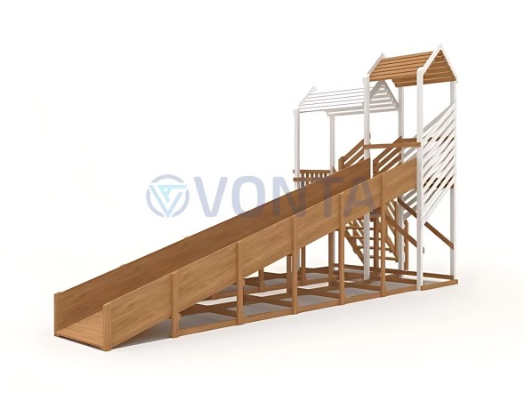 Зимняя горка IgraGrad Snow Fox скат 8 и 5 м мод.1