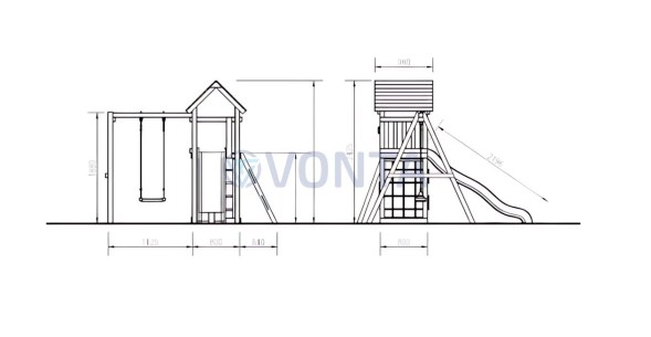 Детская площадка Савушка Мастер 7 (4 Сезона)