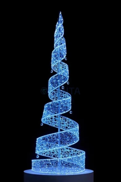 Светодиодная Елка Спираль композит 250 см., (SR283)