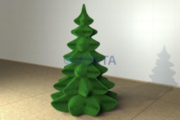 Топиари елочка граненая звездочка — газон Eco
