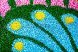 Топиари композиция бабочка на шаре поляна — газон Eco