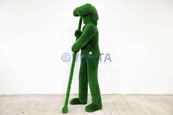 Топиари сталевар Саныч — газон Deluxe