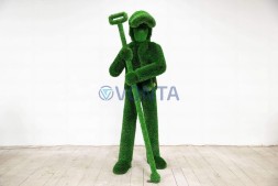 Топиари сталевар Саныч — газон Deluxe