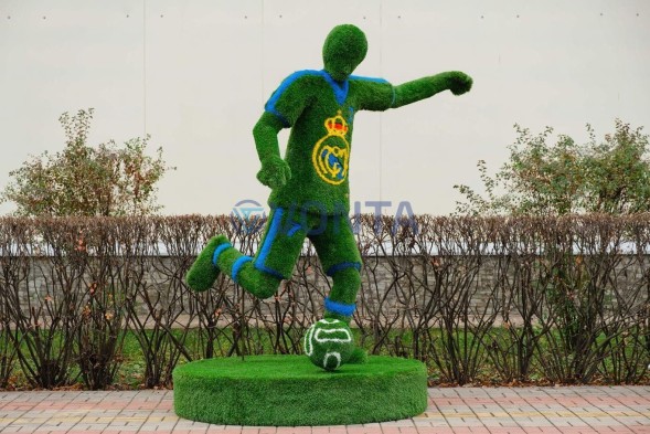 Топиари футболист — газон Deluxe Simple