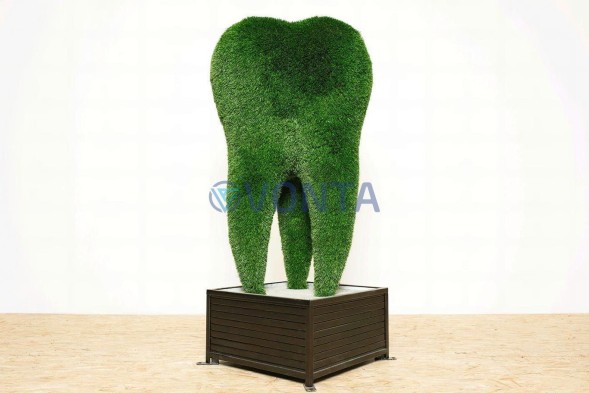 Топиари зуб ЗуБ’Ок, маленький — газон Deluxe