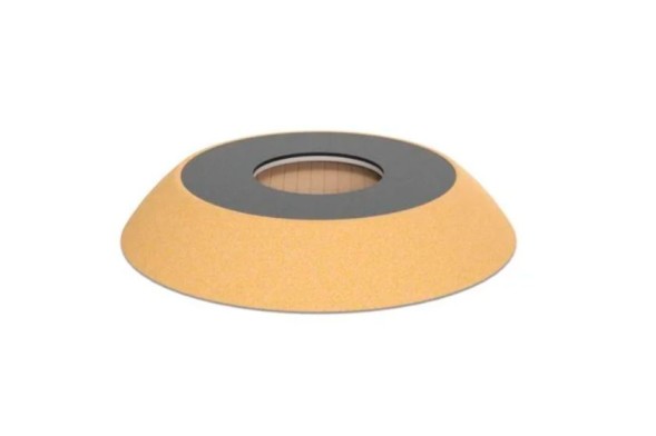 Круглый батут в платформе