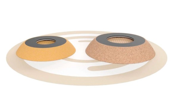 Круглый батут в платформе