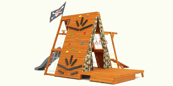 Спортивный домик Савушка База-5 (Милитари)