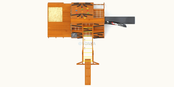 Спортивный домик Савушка База-5 (Милитари)