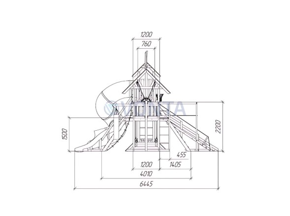 Детская площадка Савушка Люкс 1