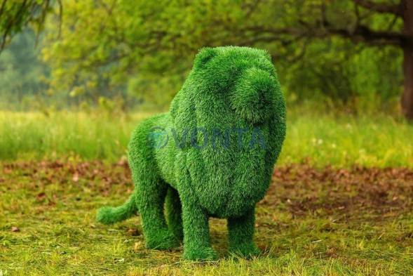 Топиари лев Пирелли — газон Eco Green