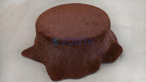 Топиари пень на крышку люка — газон Eco