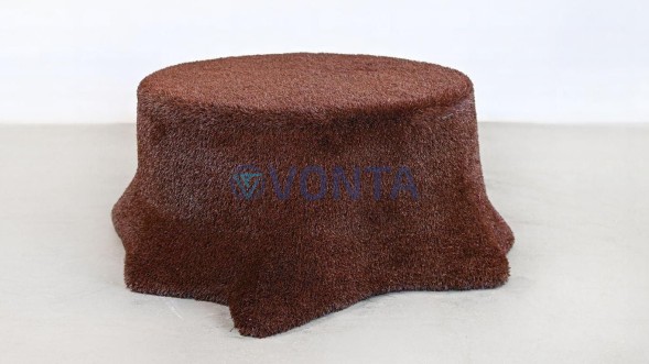 Топиари пень на крышку люка — газон Eco