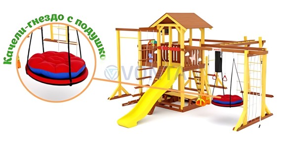 Детская площадка Савушка Семейная Comfort Plus