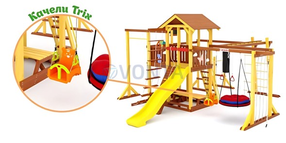 Детская площадка Савушка Семейная Comfort Plus