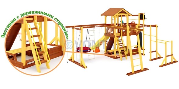 Детская площадка Савушка Семейная Comfort Plus