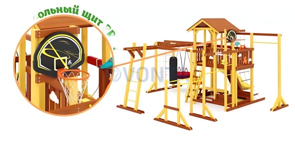Детская площадка Савушка Семейная Comfort Plus