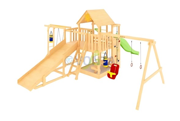 Детская площадка IgraGrad Крафт Pro 2 с зимней горкой