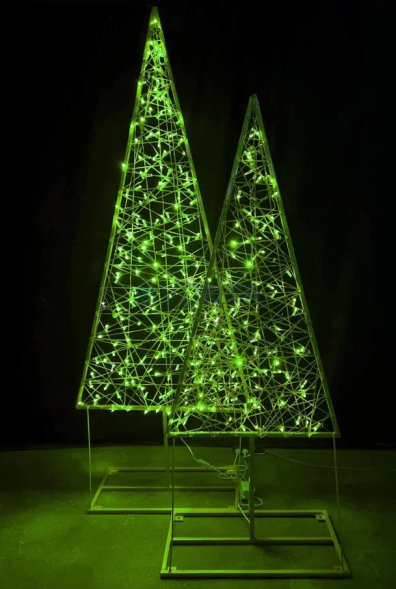 Светодиодная Елка треугольная композит 250 см. 1 шт., (SR283)