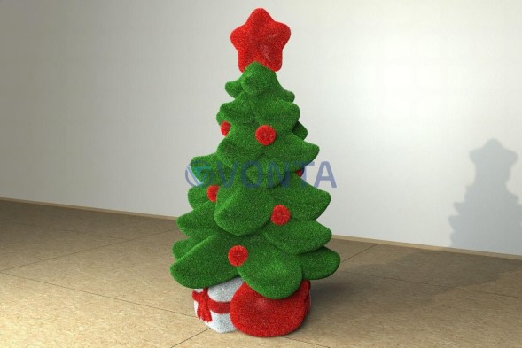 Топиари елка с подарками — газон Eco
