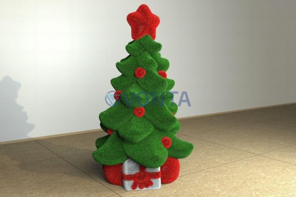 Топиари елка с подарками — газон Eco