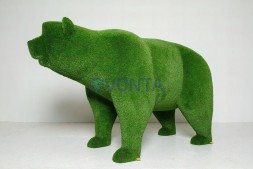 Топиари медведь Бачо, h=145 см — газон Deluxe Green
