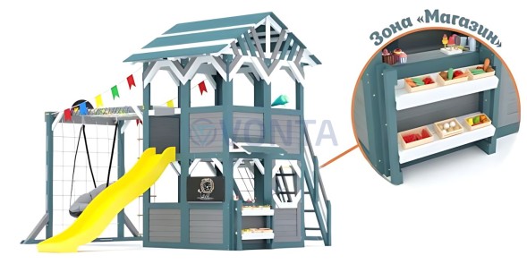 Детский игровой комплекс Савушка PlayHouse-2