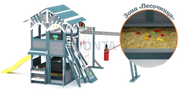 Детский игровой комплекс Савушка PlayHouse-2