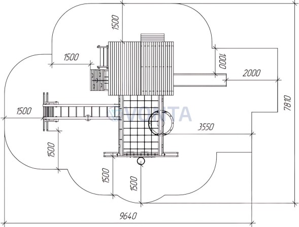 Детский игровой комплекс Савушка PlayHouse-2