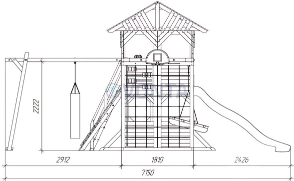 Детский игровой комплекс Савушка PlayHouse-2