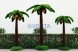 Топиари композиция пальмы, кокосовые — газон Deluxe + Eco