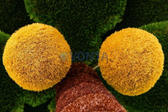 Топиари композиция пальмы, кокосовые — газон Deluxe + Eco