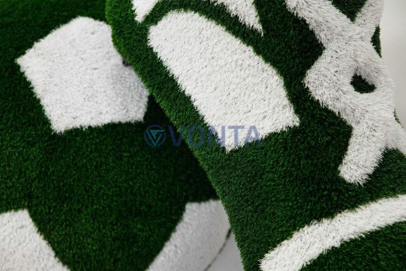 Топиари Композиция мяч с бутсой — газон Eco