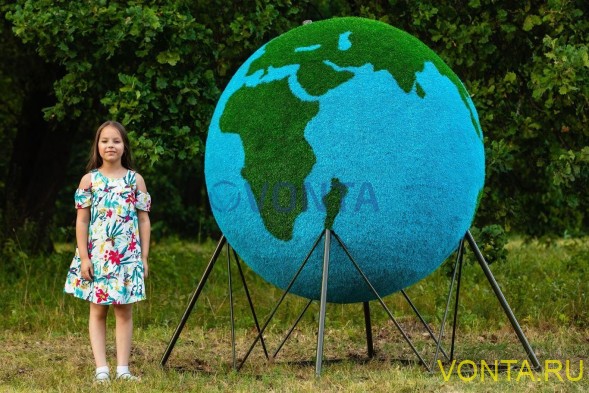 Топиари глобус, d=150 см — газон Eco