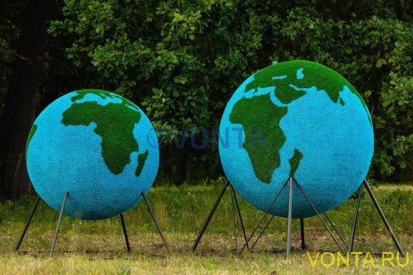 Топиари глобус, d=150 см — газон Eco