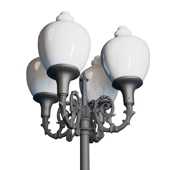 Фонарь уличный Лотос 4