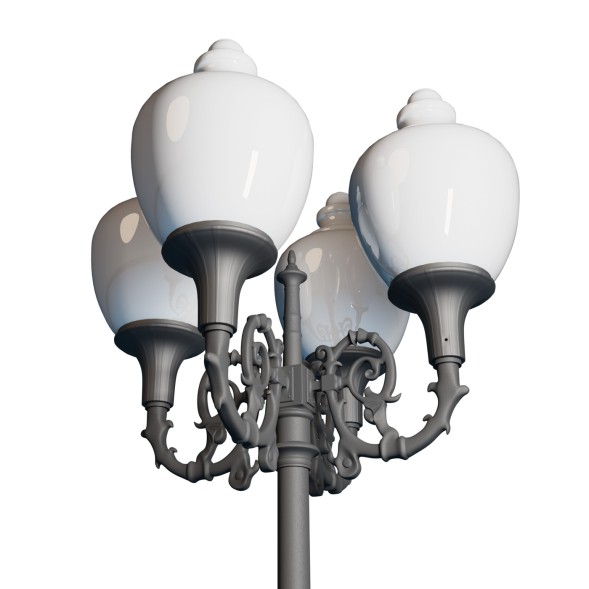 Фонарь уличный Лотос 4