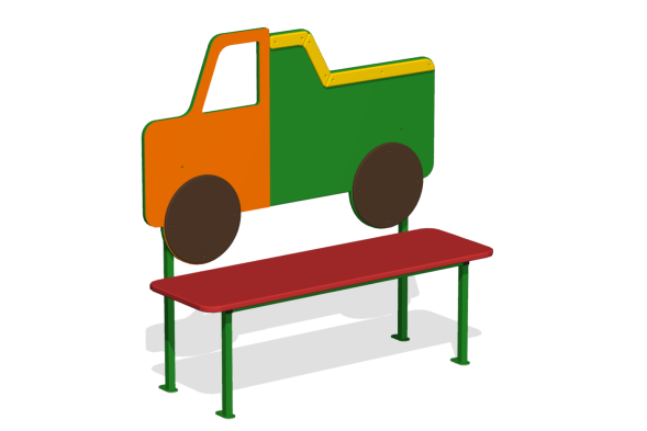 Скамья детская “Грузовик”, МФ-65.2