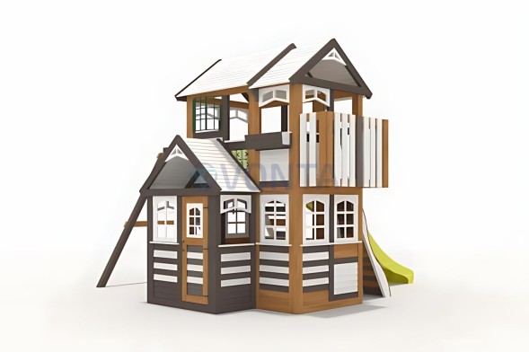 Детская площадка IgraGrad Клубный домик 3 Luxe мод.2