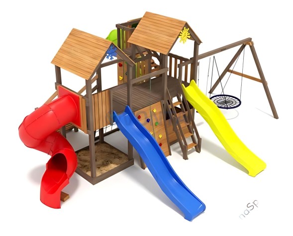 Детская площадка IgraGrad Комбо с трубой 2,1м