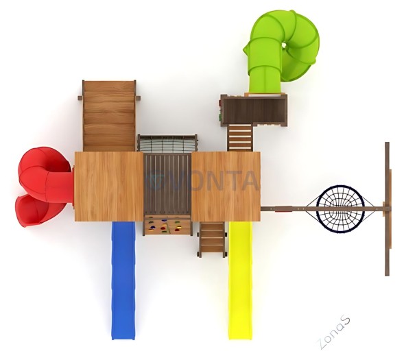 Детская площадка IgraGrad Комбо с трубой 2,1м