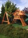 Деревянная детская площадка для дачи Igragrad Крепость Фани Deluxe 2