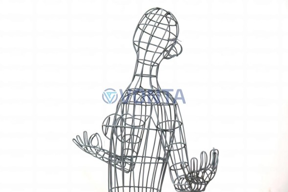 Габион женщина медитация, h=150см