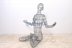 Габион женщина медитация, h=150см