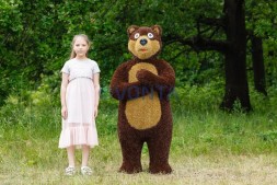Топиари медведь Финик — газон Eco
