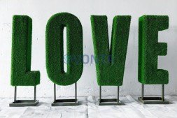 Топиари буква, 1 шт, h=100 см — газон Eco+