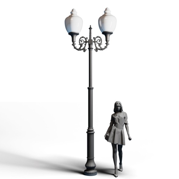 Фонарь уличный Лотос 2