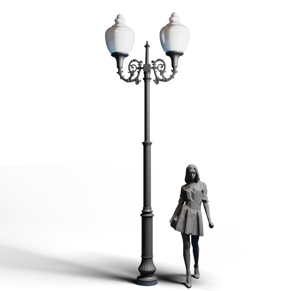 Фонарь уличный Лотос 2